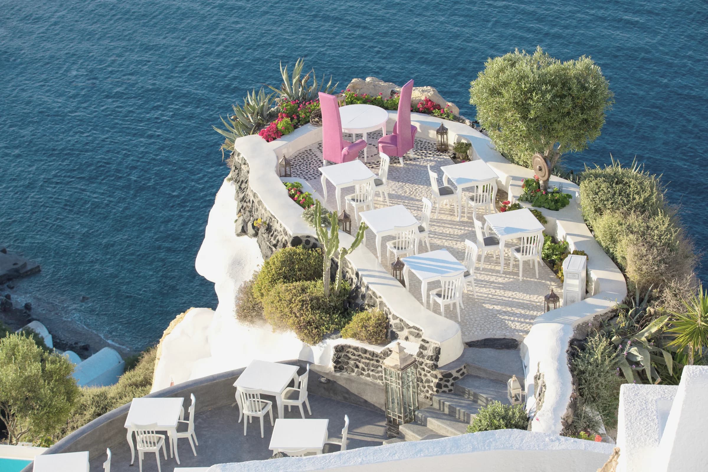 Elegant destination wedding setting with refined tablescape and golden light